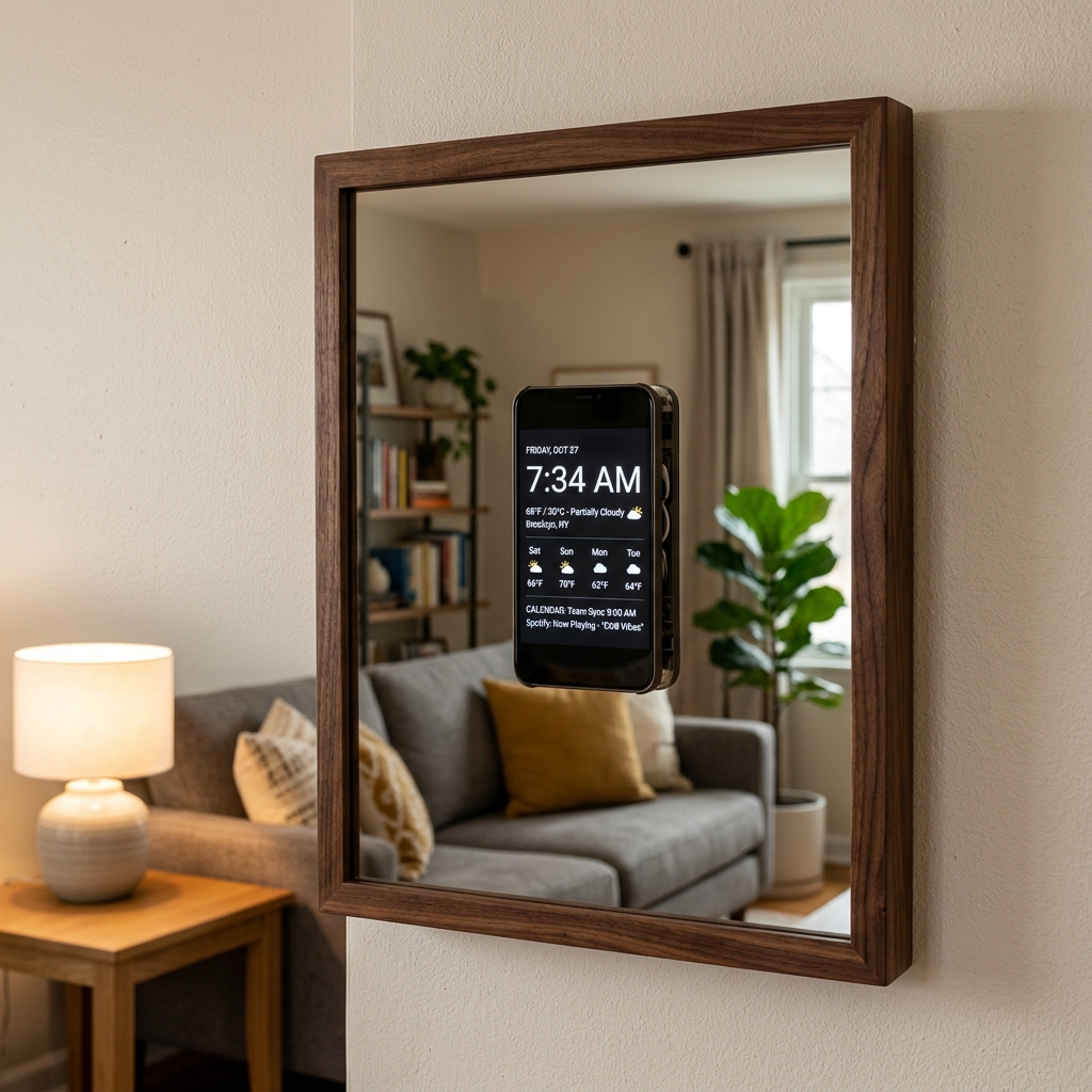 How to Build a DIY Smart Mirror Using an Old Smartphone (No Raspberry Pi Required)