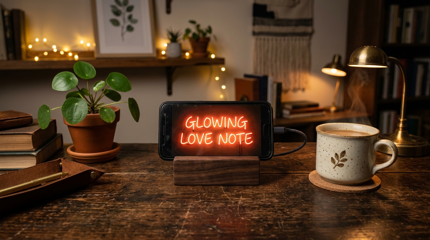 How We Built a Real-Time Glowing Love Note Display for Long-Distance
