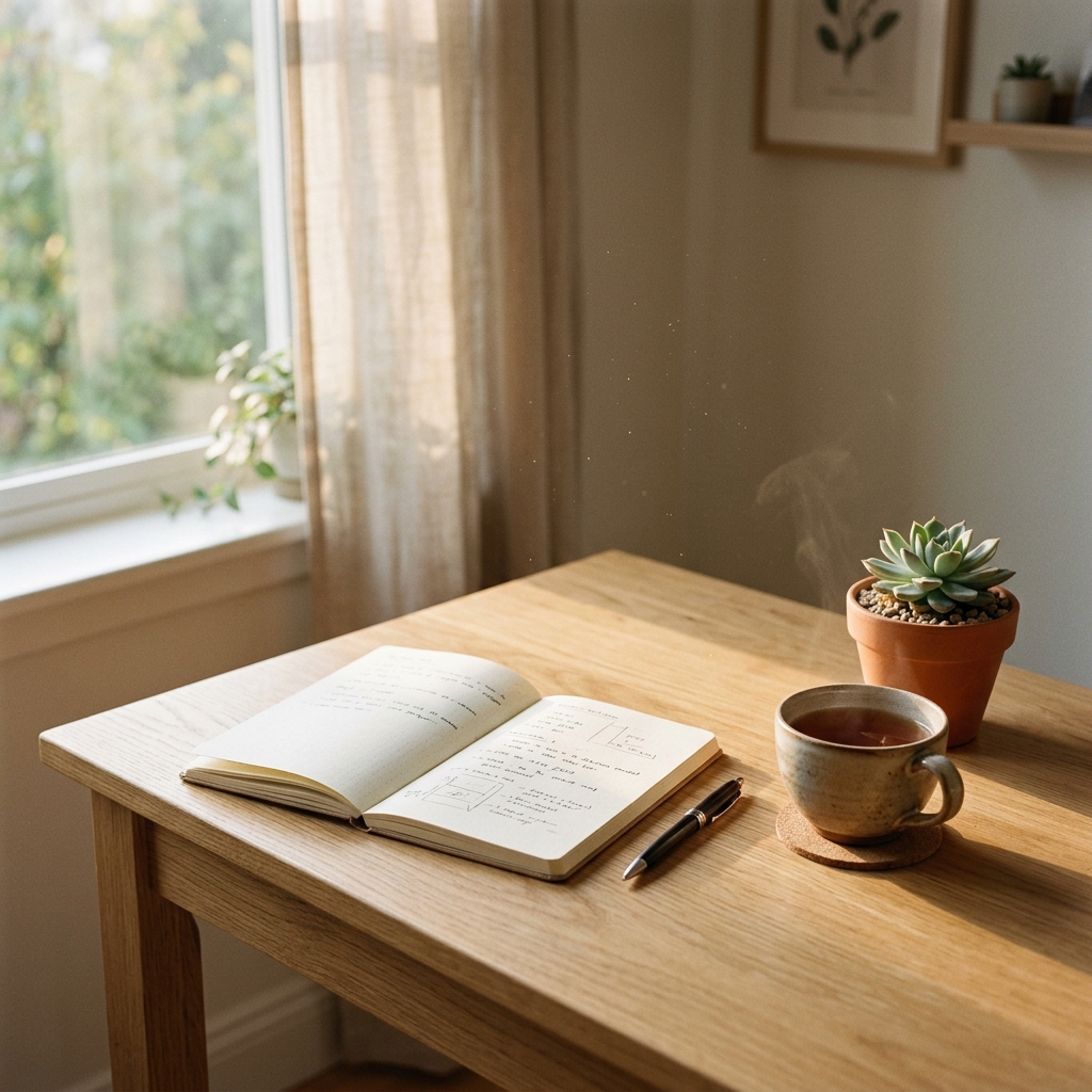 I Tried 30 Days of Slow Living With My Desk. Here's What Actually Changed.